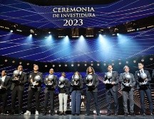 La Generación 2023 no solo rindió homenaje a figuras mexicanas, sino que también reunió a notables personalidades internacionales. ESPECIAL / FEMEXFUT