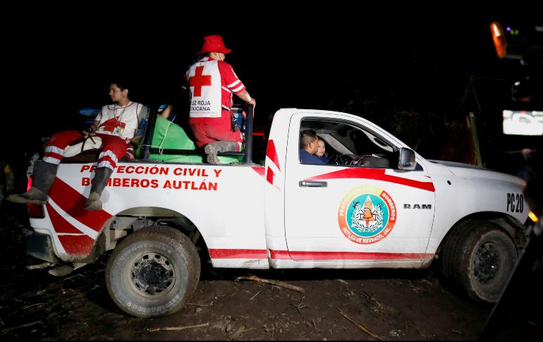 El paso del huracán 