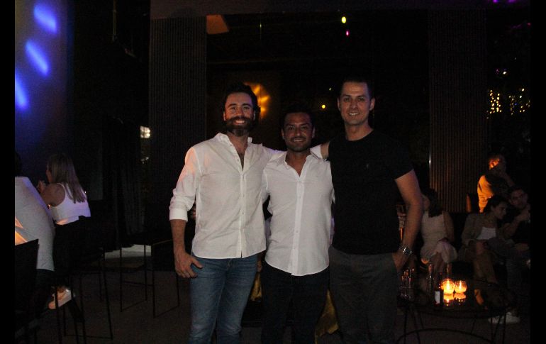 Juan José Arroyo, José Mora y Carlos Zazueta. GENTE BIEN JALISCO/ Esmeralda Escamilla