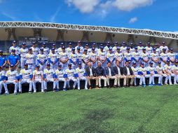 Peloteros y entrenadores estuvieron acompañados por toda la directiva. EL INFORMADOR / A. RODRIGUEZ