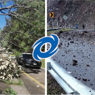 Así quedaron las carreteras en Jalisco tras impacto de "Lidia" (FOTOS)