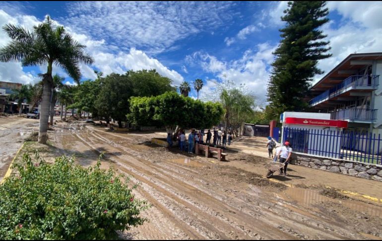 En el Centro Universitario de la Costa (CUCosta) hubo inundaciones y caída de más de 30 árboles y postes con lámparas en su sede de Puerto Vallarta y en la Escuela de Arte Culinario. CORTESÍA