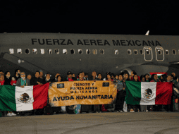 El segundo avión humanitario con 144 connacionales ha aterrizado en el AIFA. ESPCIAL/ @Sedena.