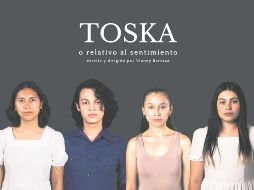 Elenco de la obra “Toska o relativo al sentimiento”. CORTESÍA