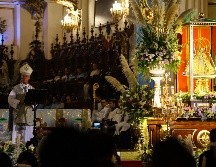 Con una misa de despedida oficiada por el monseñor Engelberto Polino Sánchez, obispo auxiliar de Guadalajara, la Virgen de Zapopan regresa a su casa. EL INFORMADOR / A. Navarro