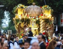 La Virgen de Zapopan de regreso a su Basílica, duranta la Romería 2023. EL INFORMADOR / A. Navarro