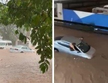 Videos y fotografías comienzan a circular en redes sociales y dan cuenta de la fuerte tormenta. ESPECIAL