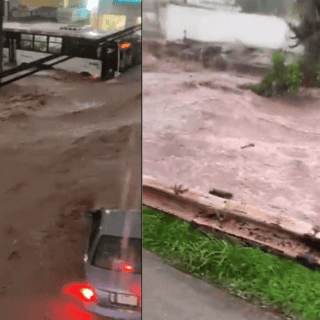 En Puerto Vallarta se desbordan los canales y deja grandes inundaciones