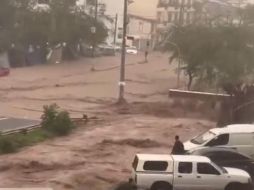 Las lluvias remanentes causadas por el paso del huracán 