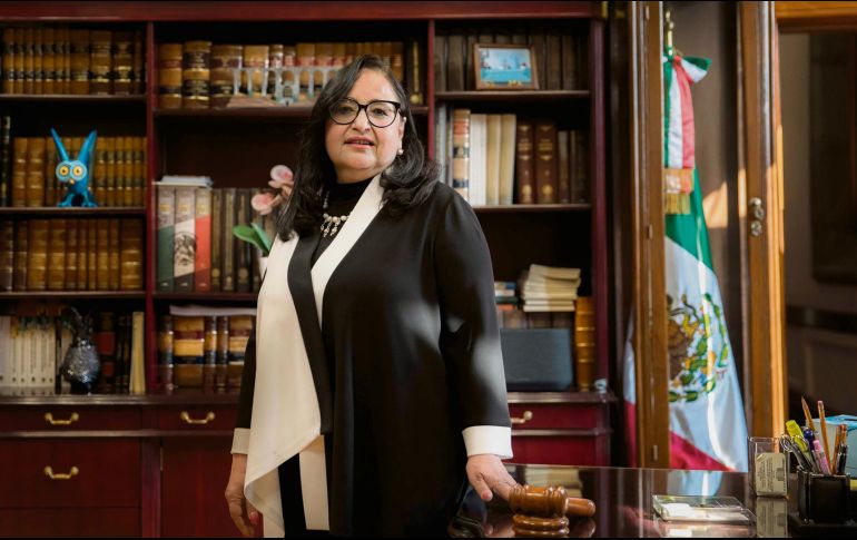 Norma Lucía Piña Hernández, presidenta de la Suprema Corte de Justicia de la Nación. SUN/Archivo