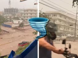 La fuerte tromba de ayer sorprendió a los habitantes de Puerto Vallarta, que apenas se recuperaban del paso de 