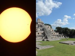 El eclipse solar anular que tendrá un alcance de hasta el 90% de visibilidad en la Península de Yucatán, dependerá mucho de las condiciones del clima para poder apreciarlo. ESPECIAL / AFP y NTX