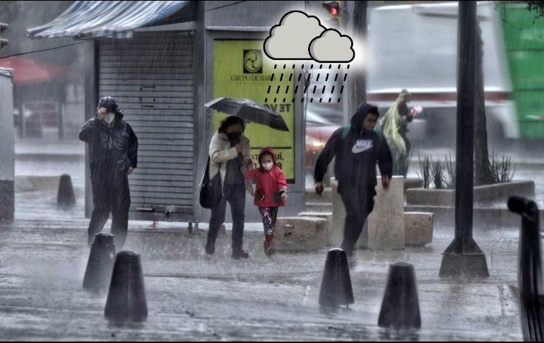 Las lluvias estarán acompañadas con descargas eléctricas y posible caída de granizo. SUN / ARCHIVO