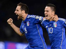 Giacomo Bonaventura se convirtió en el jugador más veterano en anotar su primer gol con el equipo nacional para abrir el marcador a los 25 minutos. AP/F. Ferrari