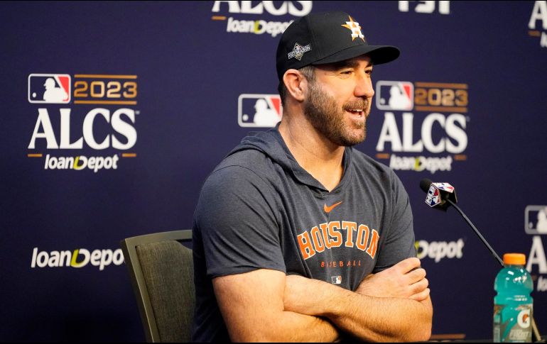 Justin Verlander será el lanzador abridor de los Astros ante Texas en el primer juego de la serie de campeonato. AP/T. Gutiérrez