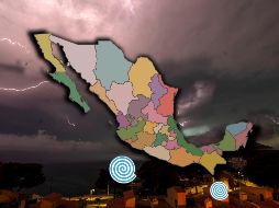 Este lunes, los fenómenos tienen 80 y 30 por ciento de posibilidades de desarrollo ciclónico en 7 días. EFE / ARCHIVO