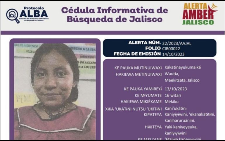 Jacinta Rosalinda es originaria de la Comunidad de San Sebastián Teponahuaxtlán, del Municipio de Mezquitic. CORTESÍA