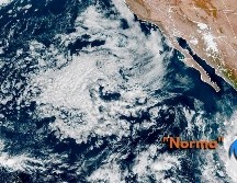 Imagen satelital que muestra a la tormenta tropical 