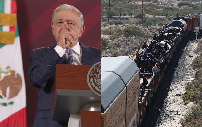 López Obrador Aseguró que la reunión es muy importante porque es un fenómeno migratorio que puede agravarse. ESPECIAL, SUN / C. Mejía y EFE / ARCHIVO