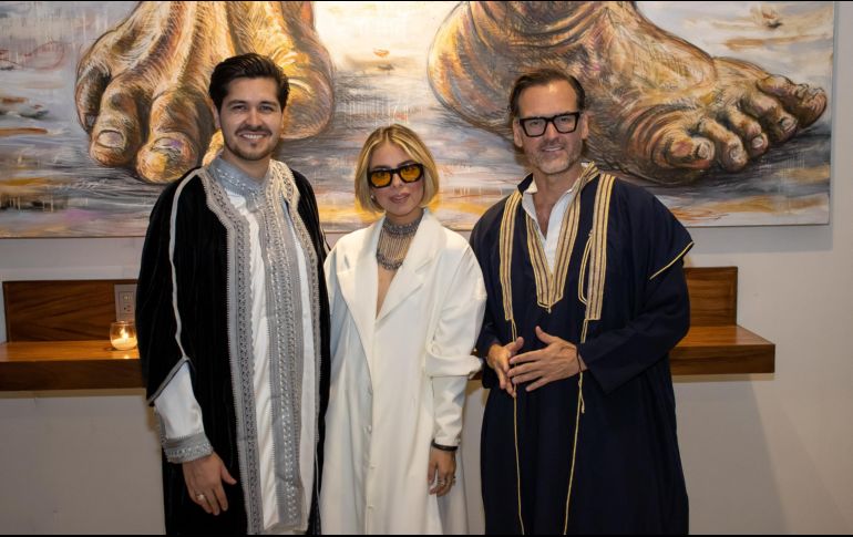 Alaim Baruch, Paulina Luna y Oscar Naveja. GENTE BIEN JALISCO/ Esmeralda Escamilla