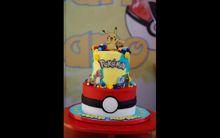 Pastel Pokemón. GENTE BIEN / CLAUDIO JIMENO