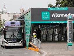 Autoridades también anunciaron la inversión de alrededor de 180 millones de pesos, para obras de renovación de infraestructura del Macrobús. ESPECIAL / SETRAN