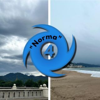 "Norma" alcanza la peligrosa categoría 4 como huracán frente a Jalisco