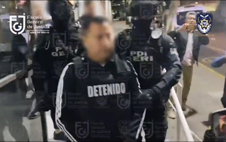 La detención tuvo lugar en la ciudad de Pachuca, en el estado de Hidalgo. X / @PDI_FGJCDMX
