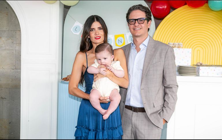 Pía González con Gilberto y Lorenzo Morales. GENTE BIEN JALISCO/ Jorge Soltero