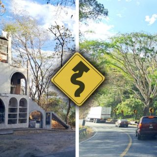 Este es el tramo inevitable y peligroso por sus curvas de la carretera a Vallarta