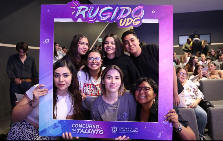 Alumnos que participaron en la segunda jornada de audiciones de “Rugido UDG”. CORTESÍA