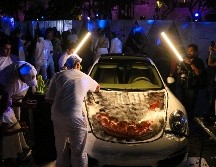 El público tuvo la oportunidad de ver el proceso creativo de los aristas locales. EL INFORMADOR/ A. Navarro