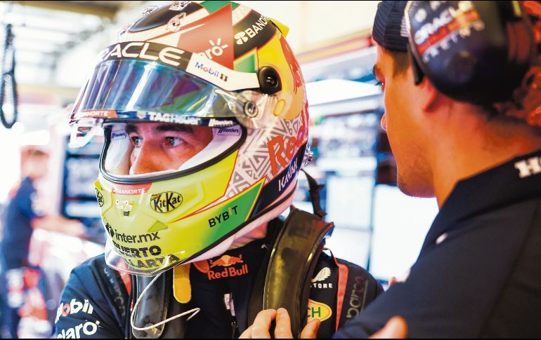 Pérez tendrá que remontar desde la novena posición. ESPECIAL/ RED BULL CONTENT POOL
