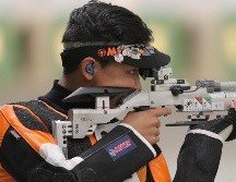 Edson Ramírez se ha sumado en la obtención de medallas para México al ganar oro en tiro con rifle de aire 10 metros. AFP / ARCHIVO