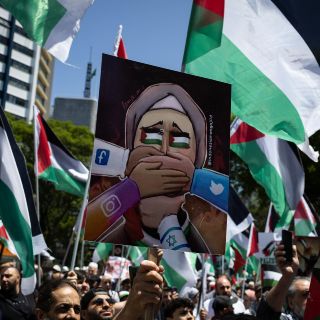 Manifestantes a favor de Palestina exigen que México condene el "genocidio" de Israel
