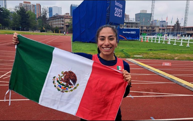 Además de la presea dorada, Mayan Oliver se adjudicó una cuota olímpica para París 2024 y dio la campanada por México. X / @CONADE