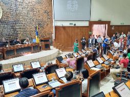 El mandatario jaliscience señaló que sigue el proceso de diálogo entre los involucrados y que se encuentra aportando para que haya condiciones para elegir al candidato y entendimiento entre todas las partes. EL INFORMADOR / ARCHIVO