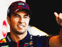 La presencia de Checo Pérez en el GP de Estados Unidos logró provocar el enojo de uno de los pilotos de Ferrari. ESPECIAL/ @schecoperez