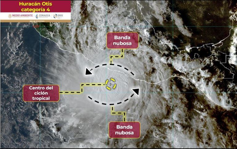 Se pronostican lluvias fuertes en 7 estados. ESPECIAL/SMN