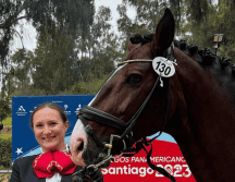 Maria Ugryumova llega a la final de dressage. ESPECIAL/ @mashiucs