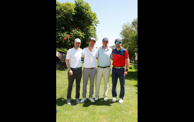 Cristóbal Gómez España, Juan Antonio Corcuera, Gerardo Chevalier y Christian Campoy . GENTE BIEN JALISCO/ Claudio Jimeno