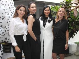 Valeria Bazante, Laura Díaz, Lorena Hecht y Alejandra García de Quevedo. GENTE BIEN JALISCO/ Esmeralda Escamilla