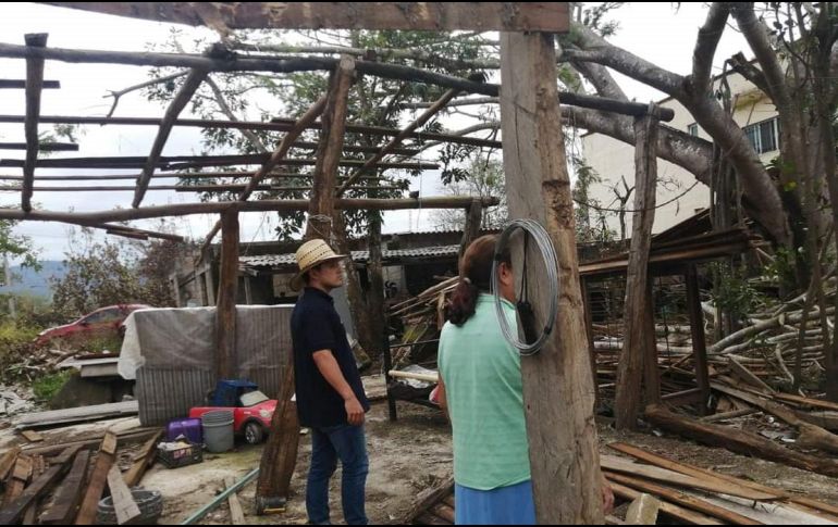 Los municipios afectados fueron Cihuatlán, Mascota, Talpa de Allende, Unión de Tula, Puerto Vallarta, Tomatlán, Autlán de Navarro, Cabo Corrientes, Cuautitlán de García Barragán y Casimiro Castillo. CORTESÍA / SASJ