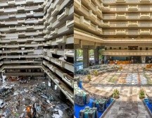 La fuerza del aire y el poder del agua se apoderaron de las calles de Acapulco. ESPECIAL.