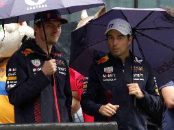 Pérez y Verstappen ya están en México. SUN/ C. Mejía.