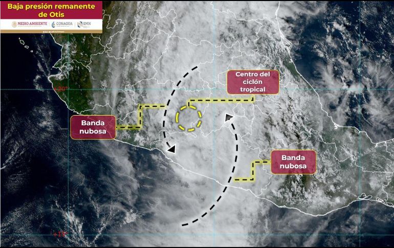 Son 20 los municipios que se encuentran bajo alerta ante probabilidad de fuertes lluvias. ESPECIAL/SMN