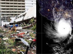 El saldo hasta el momento, es de al menos 27 muertos y cuatro desaparecidos, informó el gobierno de México. ESPECIAL / EFE / NOAA