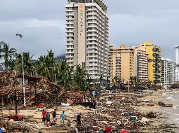 En redes sociales han circulado las consecuencias del paso del huracán Otis. EFE/ D. Guzmán