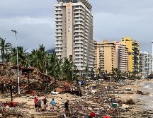 En redes sociales han circulado las consecuencias del paso del huracán Otis. EFE/ D. Guzmán