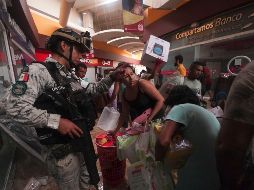 Las instalaciones de la Marina, del Ejército y de la Guardia Nacional también se afectaron. AP / M. UGARTE